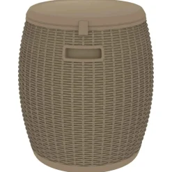 vidaXL Tuinbox 4-in-1 polypropeen lichtbruin