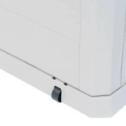 vidaXL Tuinbox 280 L lichtgrijs
