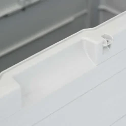 vidaXL Tuinbox 280 L lichtgrijs