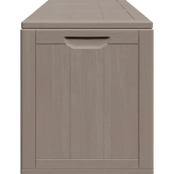 vidaXL Tuinbox 270 L PP houtlook bruin