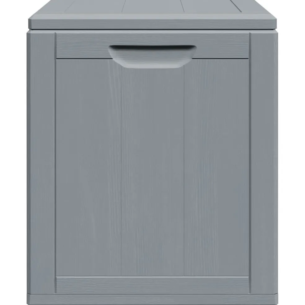 vidaXL Tuinbox 90 L PP houtlook grijs