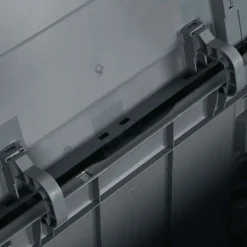 vidaXL Tuinbox 90 L PP houtlook grijs