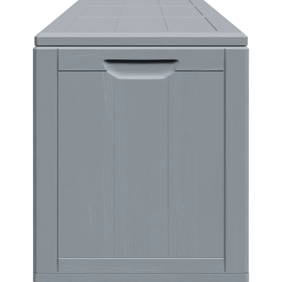 vidaXL Tuinbox 270 L PP houtlook grijs