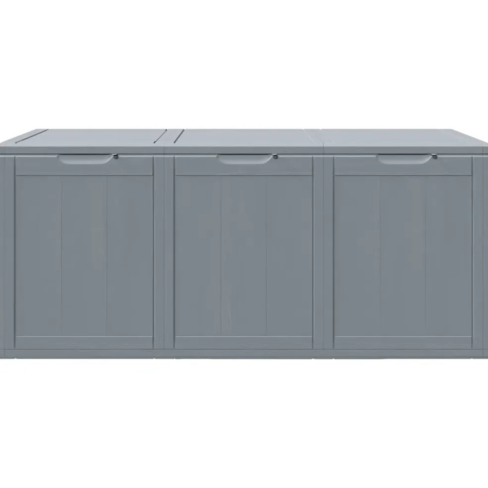 vidaXL Tuinbox 270 L PP houtlook grijs