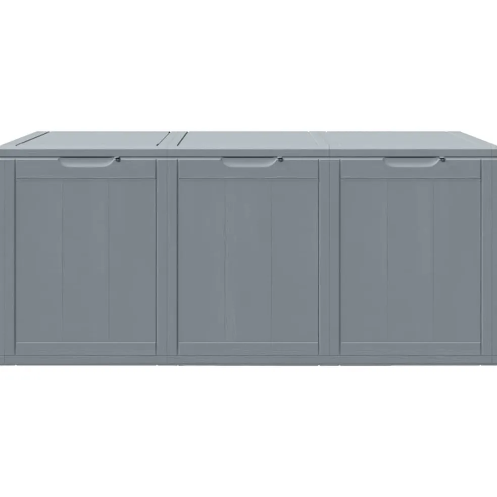 vidaXL Tuinbox 270 L PP houtlook grijs