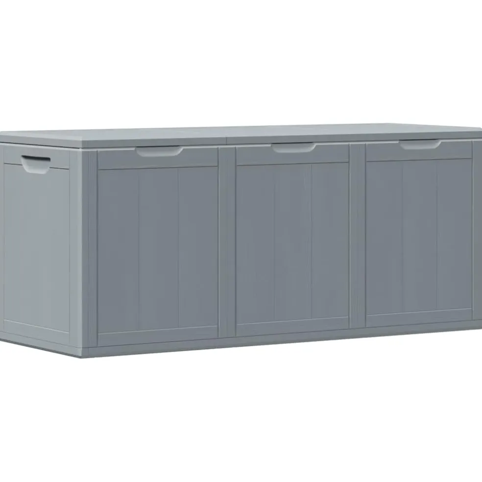 vidaXL Tuinbox 270 L PP houtlook grijs