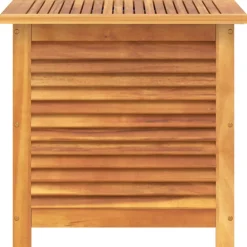 vidaXL Tuinbox met jaloezieën 60x50x56 cm massief acaciahout
