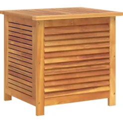 vidaXL Tuinbox met jaloezieën 60x50x56 cm massief acaciahout