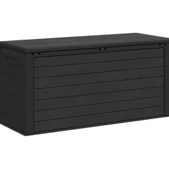 vidaXL Tuinbox 116x44x55 cm antraciet