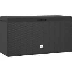 vidaXL Tuinbox 114x47x60 cm antraciet