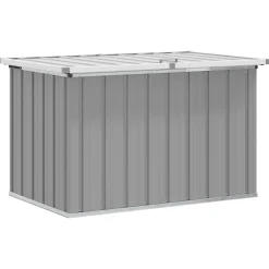 vidaXL Tuinbox 109x67x65 cm grijs