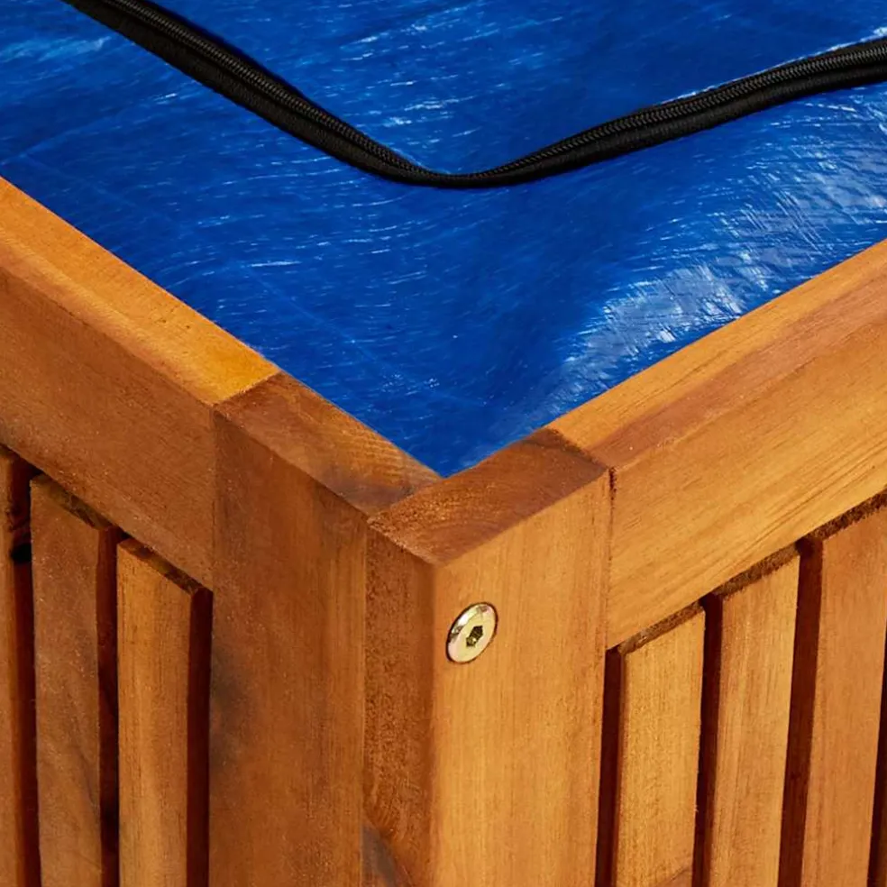 vidaXL Tuinbox 150x80x75 cm massief acaciahout