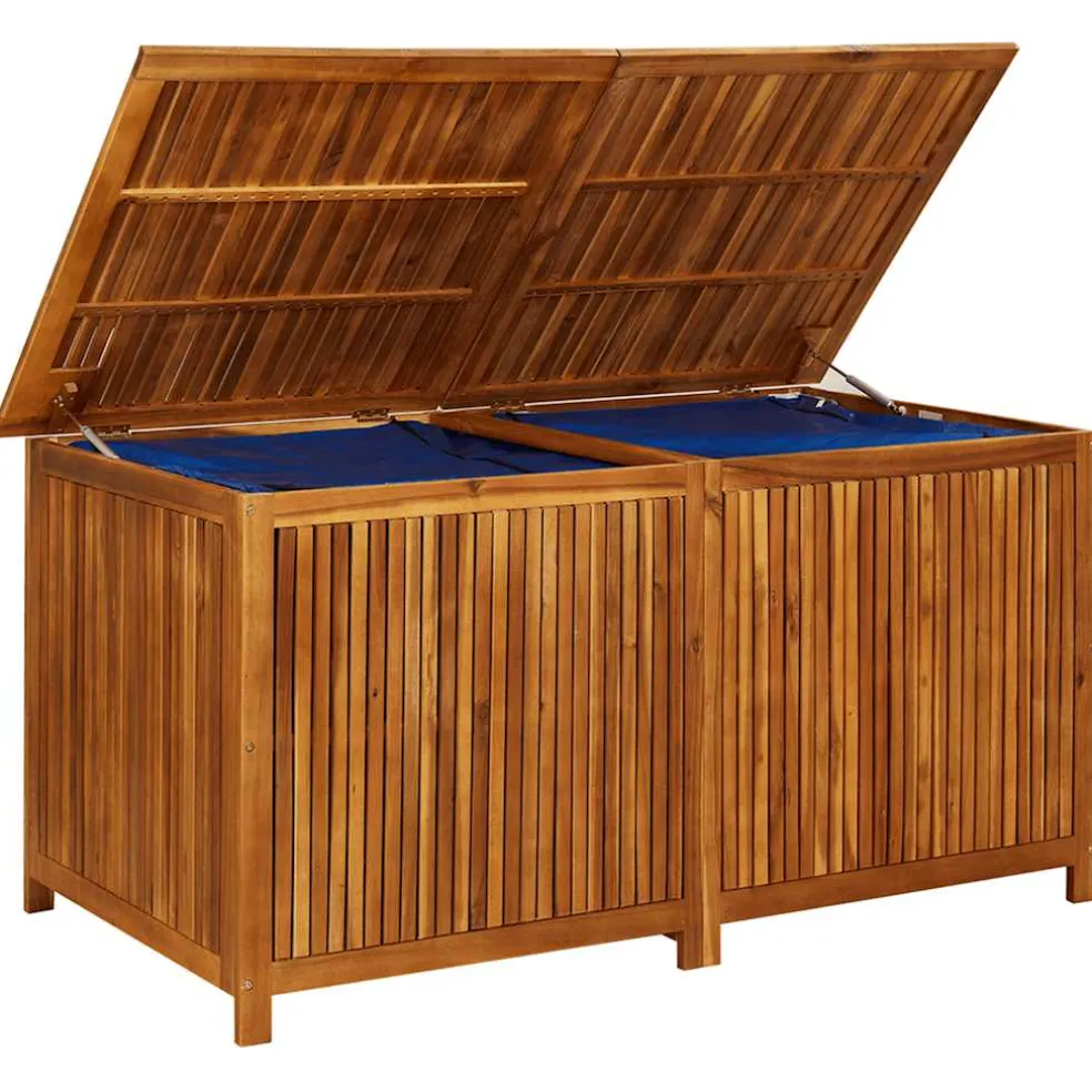 vidaXL Tuinbox 150x80x75 cm massief acaciahout