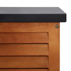 vidaXL Tuinbox 117x50x55 cm massief eucalyptushout