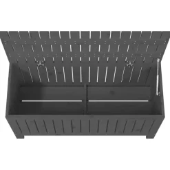 vidaXL Tuinbox 108x42,5x54 cm massief grenenhout grijs