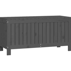 vidaXL Tuinbox 108x42,5x54 cm massief grenenhout grijs