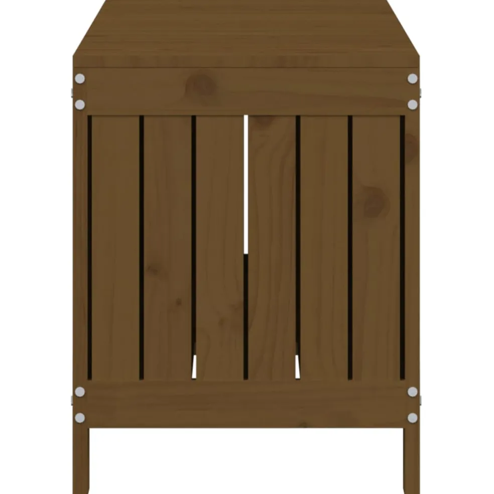 vidaXL Tuinbox 108x42,5x54 cm massief grenenhout honingbruin