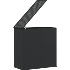 vidaXL Tuinbox 100x49x103,5 cm polyetheen rattan bruin