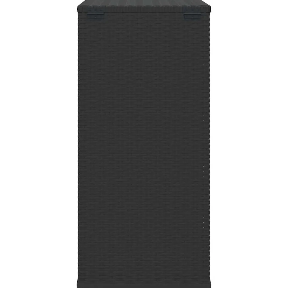 vidaXL Tuinbox 100x49x103,5 cm polyetheen rattan bruin