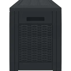 vidaXL Tuinbox 119x48x60 cm polypropeen antracietkleurig