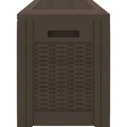 vidaXL Tuinbox 119x48x60 cm polypropeen bruin