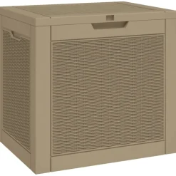 vidaXL Tuinbox 55,5x43x53 cm polypropeen lichtbruin