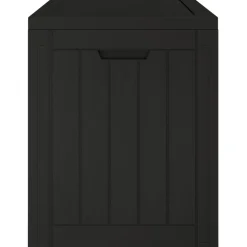 vidaXL Tuinbox 55,5x43x53 cm polypropeen zwart
