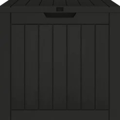vidaXL Tuinbox 55,5x43x53 cm polypropeen zwart