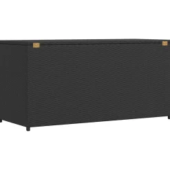 vidaXL Tuinbox 120x50x60 cm poly rattan zwart