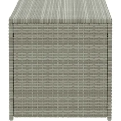 vidaXL Tuinbox 100x50x50 cm poly rattan grijs
