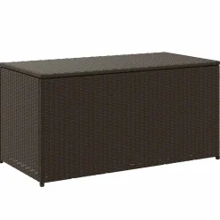 vidaXL Tuinbox 100x50x50 cm poly rattan bruin