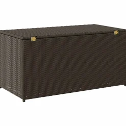 vidaXL Tuinbox 100x50x50 cm poly rattan bruin