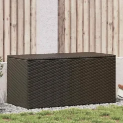 vidaXL Tuinbox 100x50x50 cm poly rattan bruin