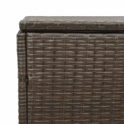 vidaXL Tuinbox 110x50x58 cm poly rattan bruin