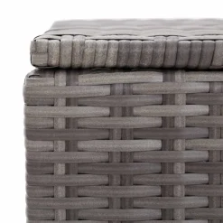 vidaXL Tuinbox 150x50x60 cm poly rattan grijs