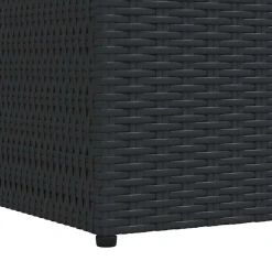 vidaXL Tuinbox 150x100x100 cm poly rattan zwart