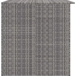 vidaXL Tuinbox 150x100x100 cm poly rattan grijs