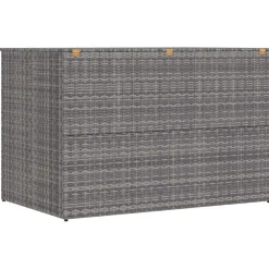 vidaXL Tuinbox 150x100x100 cm poly rattan grijs