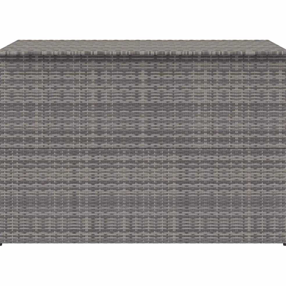 vidaXL Tuinbox 150x100x100 cm poly rattan grijs