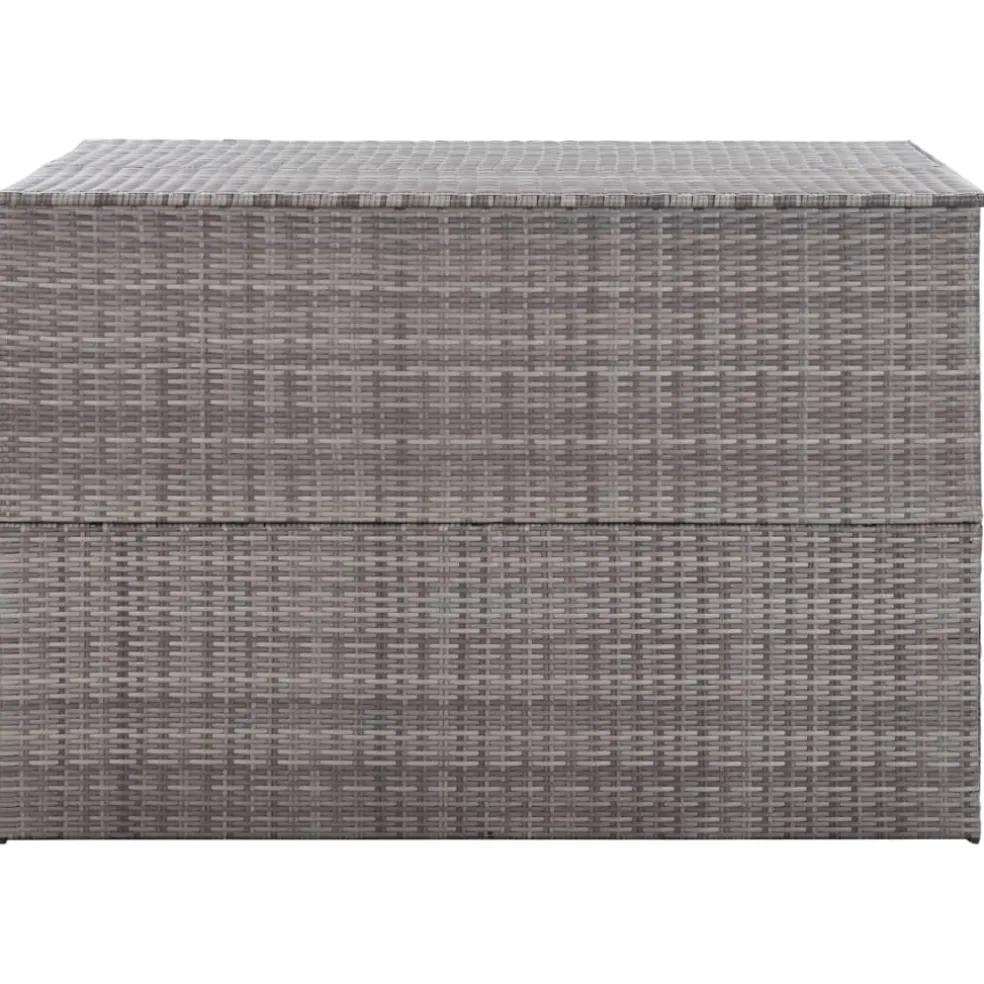 vidaXL Tuinbox 150x100x100 cm poly rattan grijs
