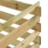 vidaXL Tuincompostbak gelat 120x120x70 cm geïmpregneerd grenenhout