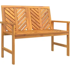 vidaXL Tuin eettafelset 6 st Bruin Massief Acaciahout