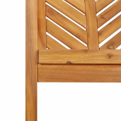 vidaXL Tuin eettafelset 7 st Bruin Massief Acaciahout