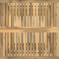 vidaXL Tuinfoto Tafel Massief Acaciahout Hoogte Verstelbaar Wit