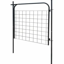 vidaXL Tuinhekpoort 100x100 cm Antraciet