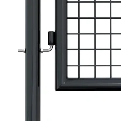 vidaXL Tuinhek van gaas gegalvaniseerd staal 100x75 cm grijs