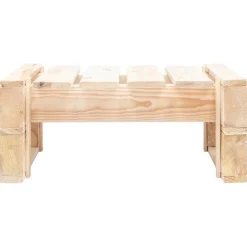 vidaXL Tuinhocker pallet hout