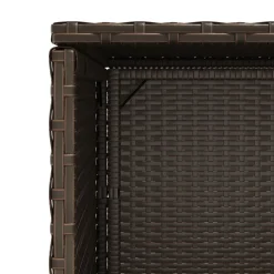 vidaXL Tuinkast 50x55x115 cm poly rattan bruin