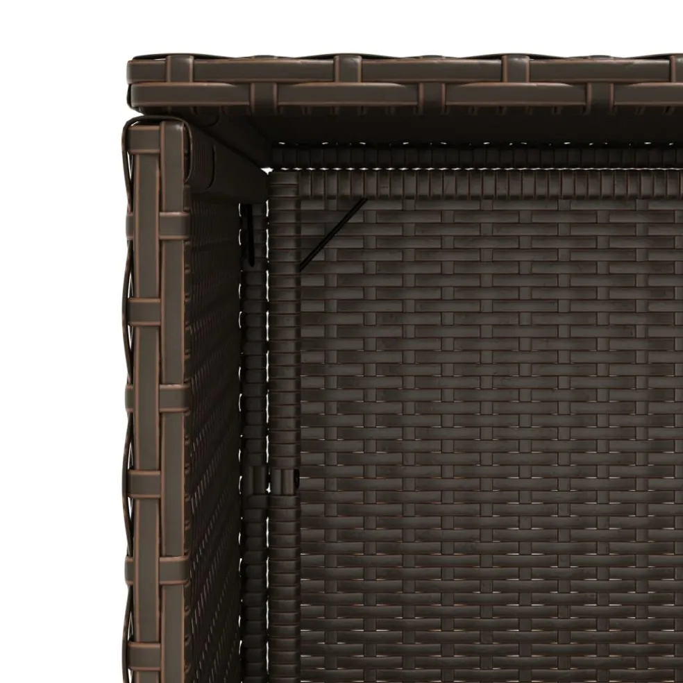 vidaXL Tuinkast 50x55x115 cm poly rattan bruin