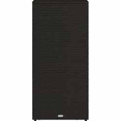 vidaXL Tuinkast 50x55x115 cm poly rattan zwart
